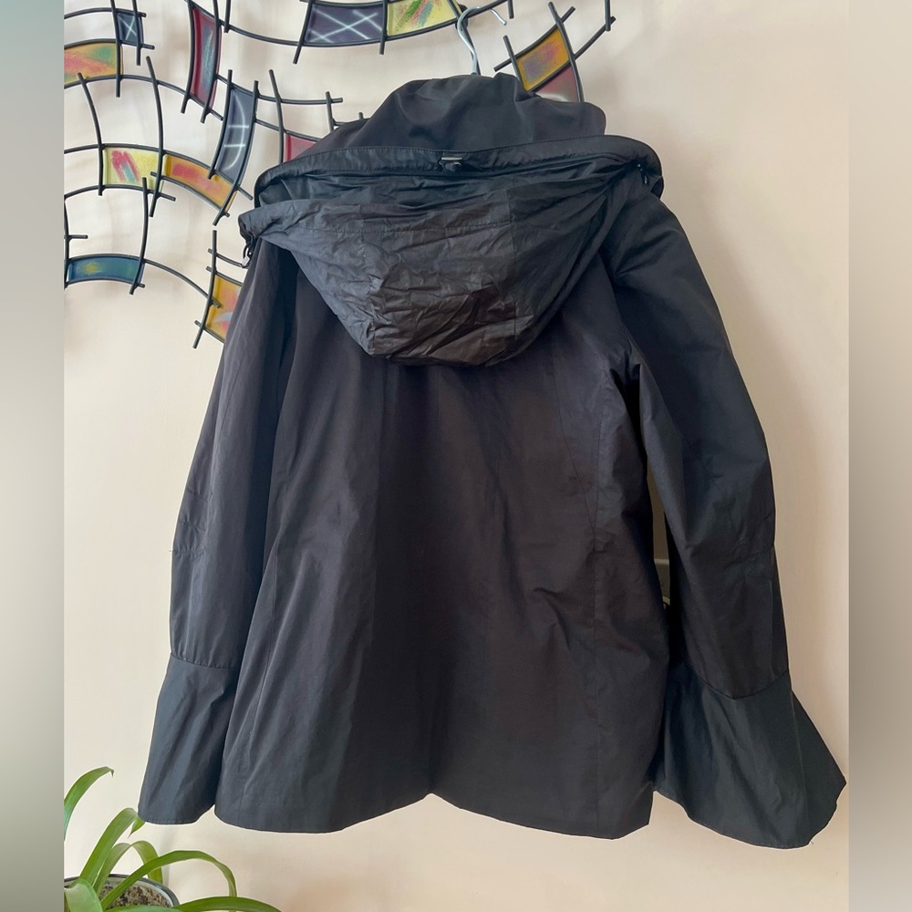 Creenstone Womens Jacket Black Dramatic Ruffle Pi… - image 3